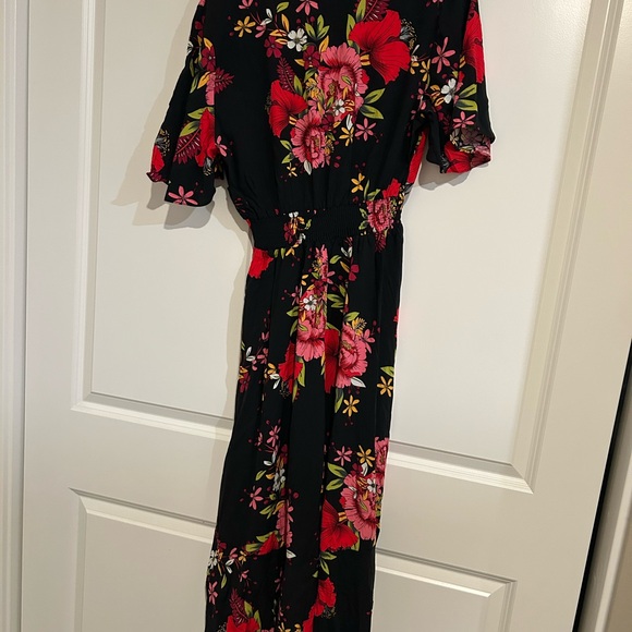 Floral Black Dress - Picture 2 of 2